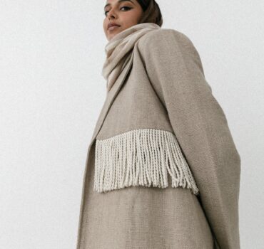 Fringe Khaish coat ( with top )