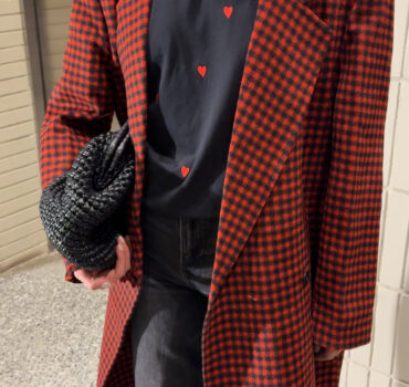 Red Plaid Coat